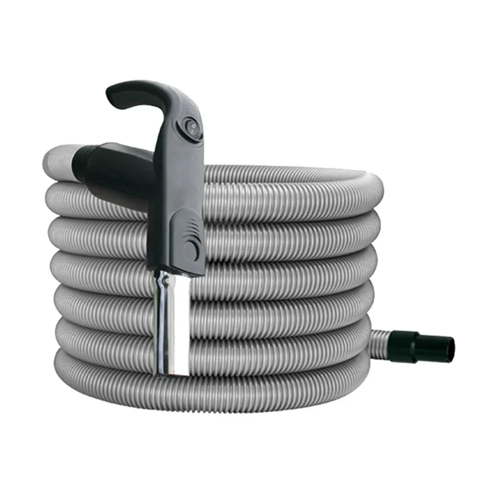 Manguera completa Ø 32 QUICK FLOW de 9 m con interruptor para puesta en marcha de la central de aspiración y…