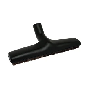 Cepillo de 30 cm y d.32 con cerdas de crin natural y ruedas de fieltro para suelos de madera