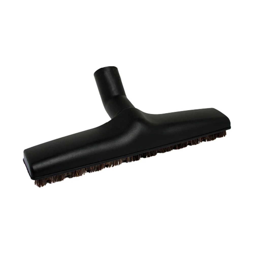 Cepillo de 30 cm y d.32 con cerdas de crin natural y ruedas de fieltro para suelos de madera