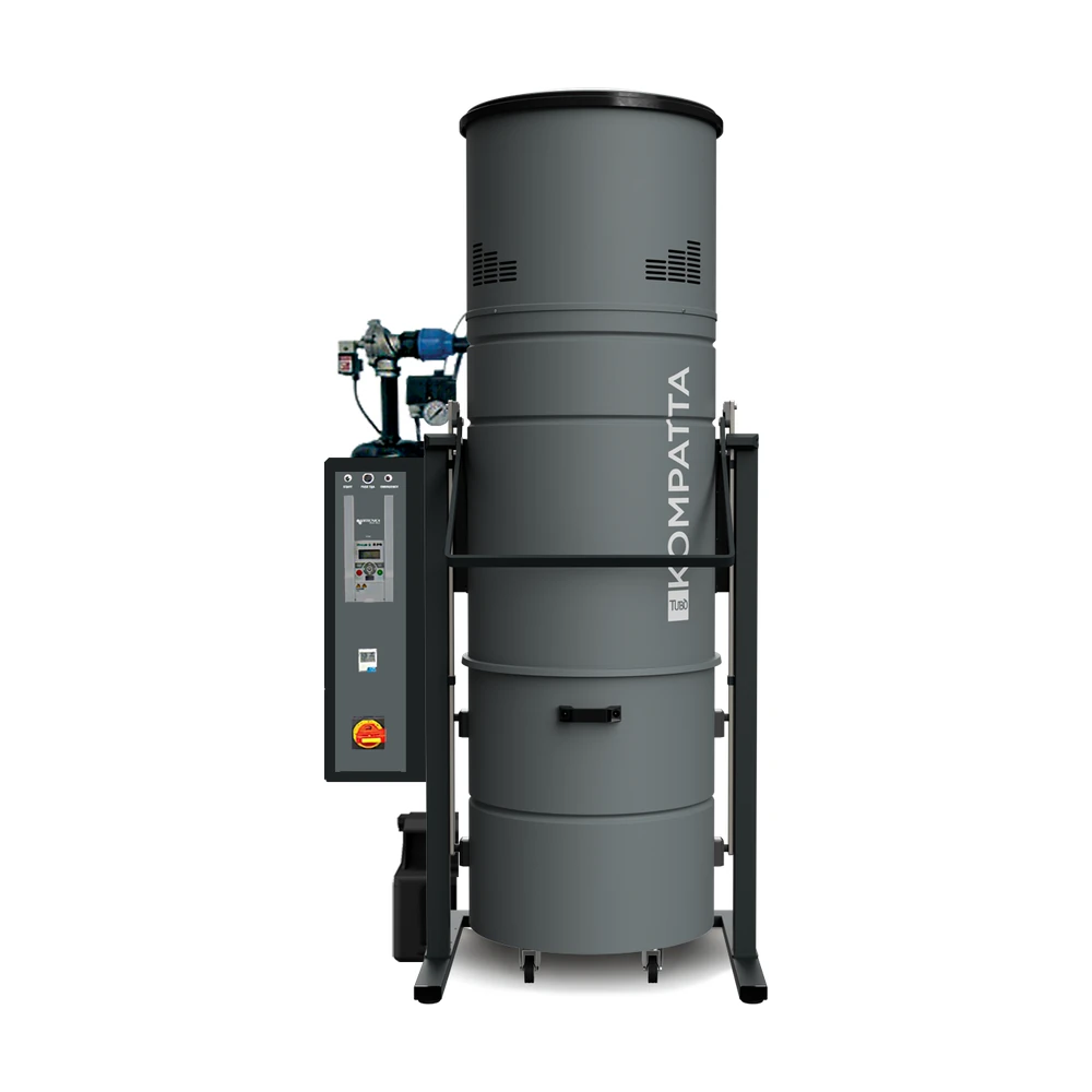 Central de aspiración Kompatta KT20A · 3 kW · 380 V trifásica · autolimpieza Air Cleaning