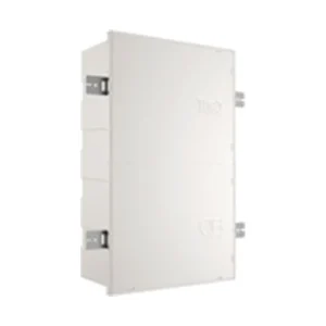 Caja DE EMPOTRAR QB de material plástico de alta resistencia para central QB