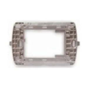 Soporte adaptador para placa Bticino LIGHT TECH, LIVINGLIGHT, gris metalizado