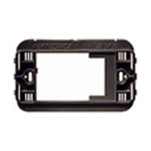 Soporte adaptador para placa Ave SISTEMA 44, LIFE 44, negro brillante