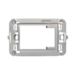 Soporte adaptador para placa Ave ALLUMIA gris metalizado claro brillante