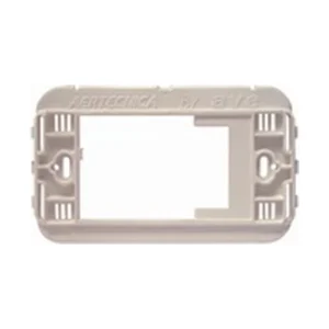 Soporte adaptador para placa Ave SISTEMA 45 marfil