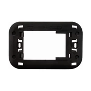 Soporte adaptador para placa Bticino AXOLUTE gris oscuro brillante