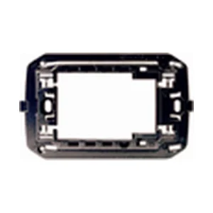 Soporte adaptador para placa Gewiss CHORUS gris oscuro
