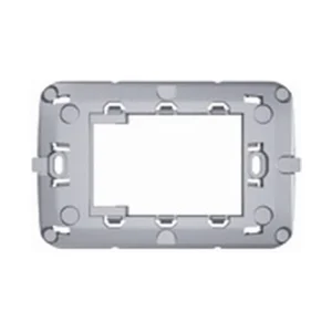 Soporte adaptador para placa Vimar EIKON NEXT gris metalizado