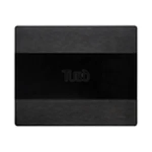 Toma NEW AIR ALLUMIA TOUCH, Ave Sistema 44, gris plateado con placa eléctrica aluminio oscuro