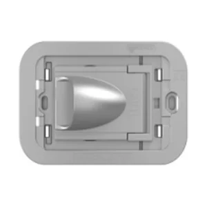 Toma NEW AIR Bticino AXOLUTE AIR Gris Metalizado Claro Brillante (Placa eléctrica excluida)