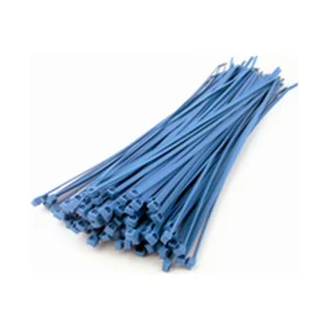 Abrazaderas para cables PVC 30 cm azules