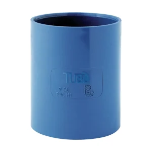Manguito con tope PVC Ø 40