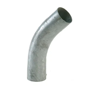 Codo de acero cincado Ø 80 a 45°