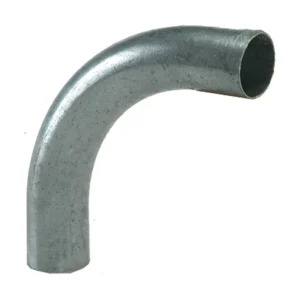 Codo de acero cincado Ø 100 a 90° espesor 1,2 mm