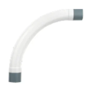 Codo de PVC 2" PRATICO a 90° HH amplio radio Performance